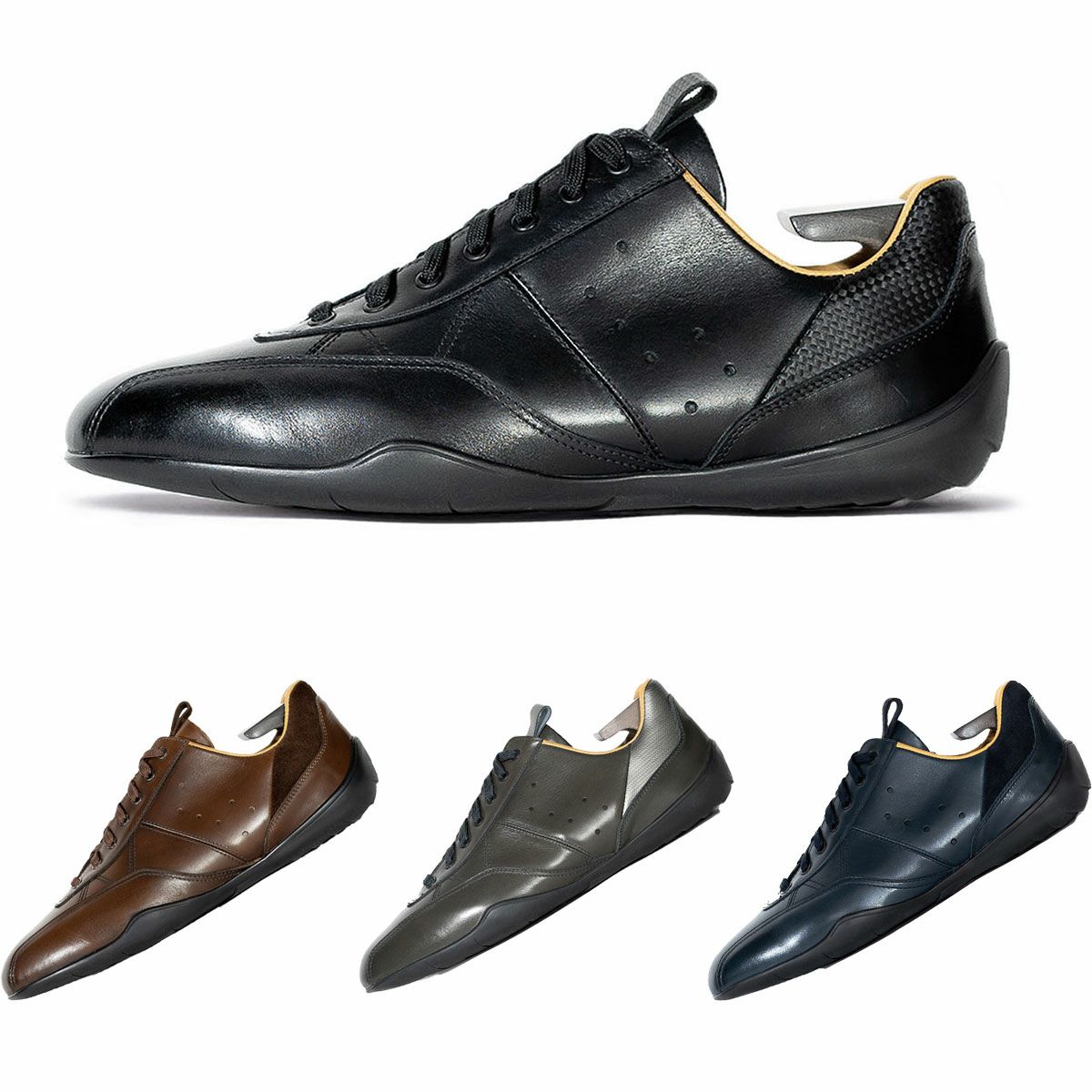 NEGRONI｜スピアヘッド ウェットトラックカーフ｜スニーカー