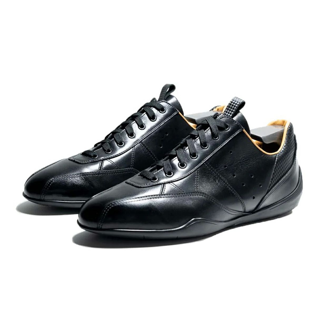 NEGRONI｜スピアヘッド ウェットトラックカーフ｜スニーカー｜ブラック