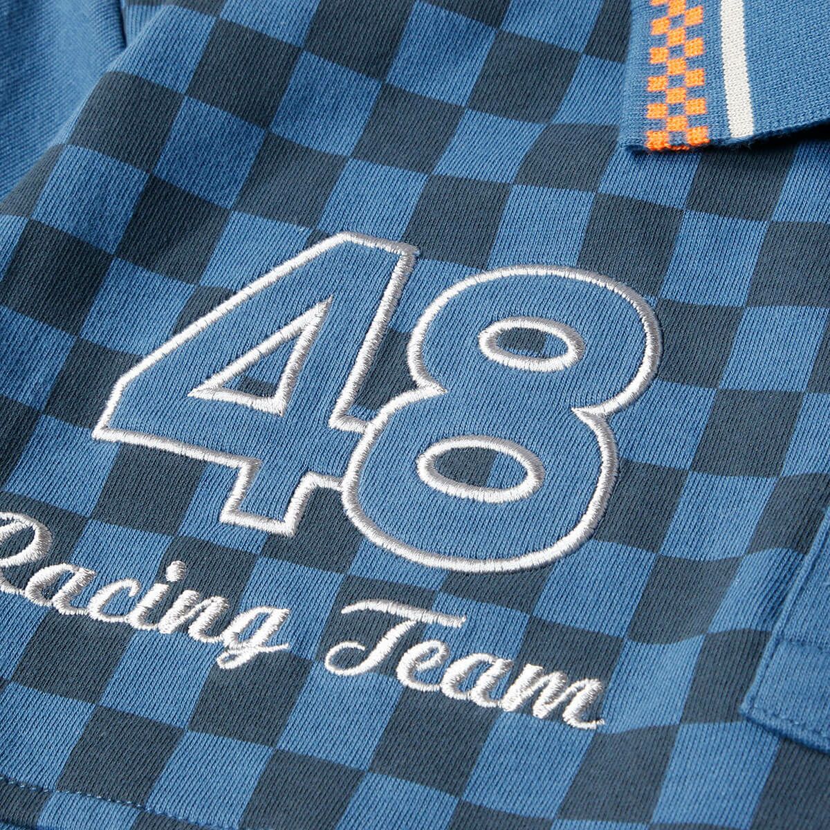 GULF｜ガルフ レーシング ポロ ロング｜ポロシャツ｜ブルー