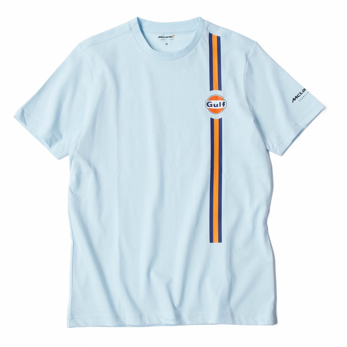 McLaren F1｜マクラーレン ガルフ CORE ロゴ Tシャツ｜デリケートブルー