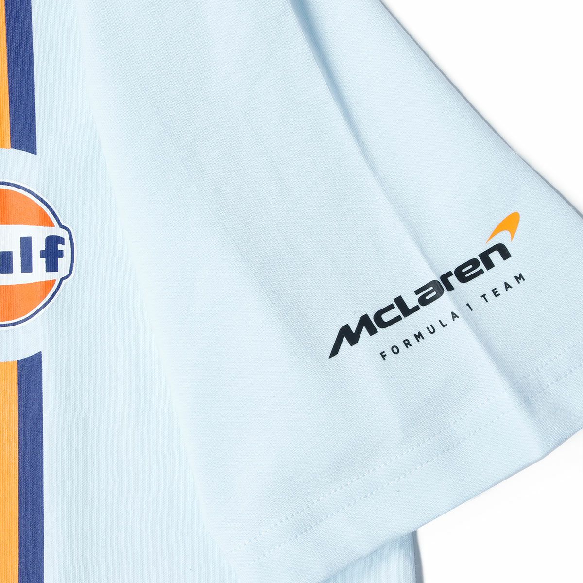 McLaren F1｜マクラーレン ガルフ CORE ロゴ Tシャツ｜デリケートブルー