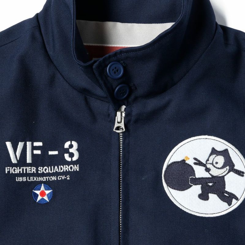 BARNSTORMER｜F4F-3 ”WILDCAT” ブルゾン｜アウター｜ネイビー