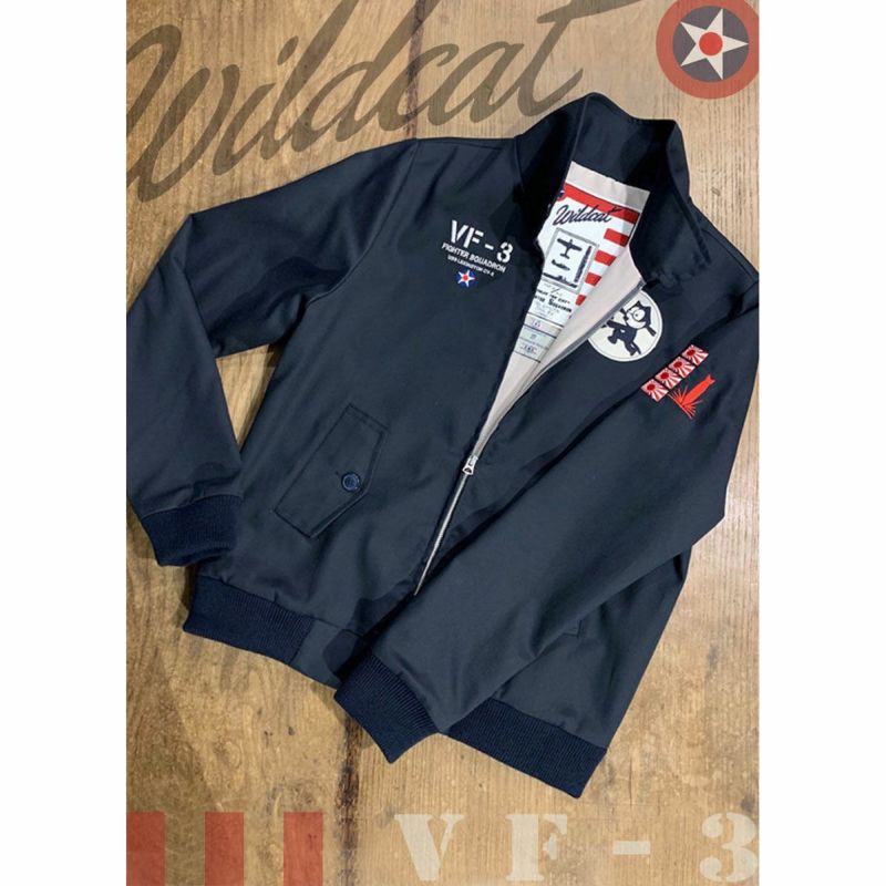 BARNSTORMER｜F4F-3 ”WILDCAT” ブルゾン｜アウター｜ネイビー