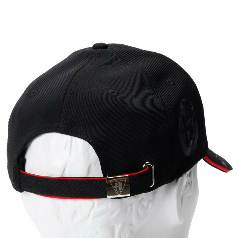 Alfaromeo｜アルファロメオ エリート アルフィスティ ベースボール キャップ｜帽子｜ブラック