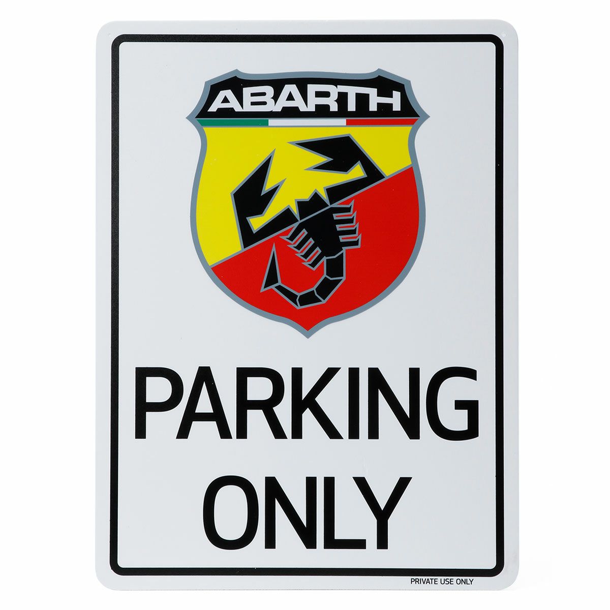 Abarth｜アバルト PARKING ONLY ボード｜その他雑貨