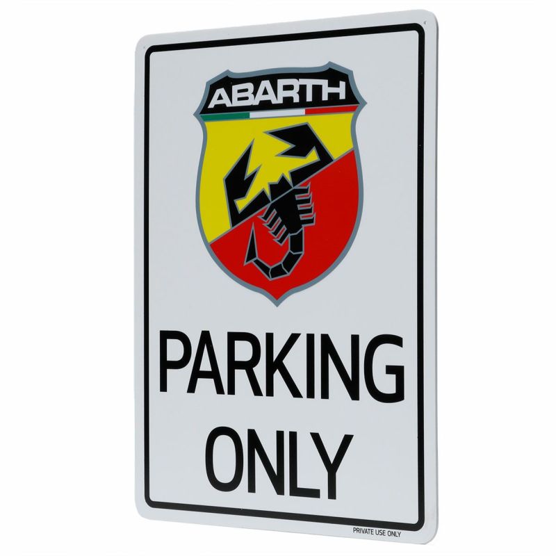 Abarth｜アバルト PARKING ONLY ボード｜その他雑貨