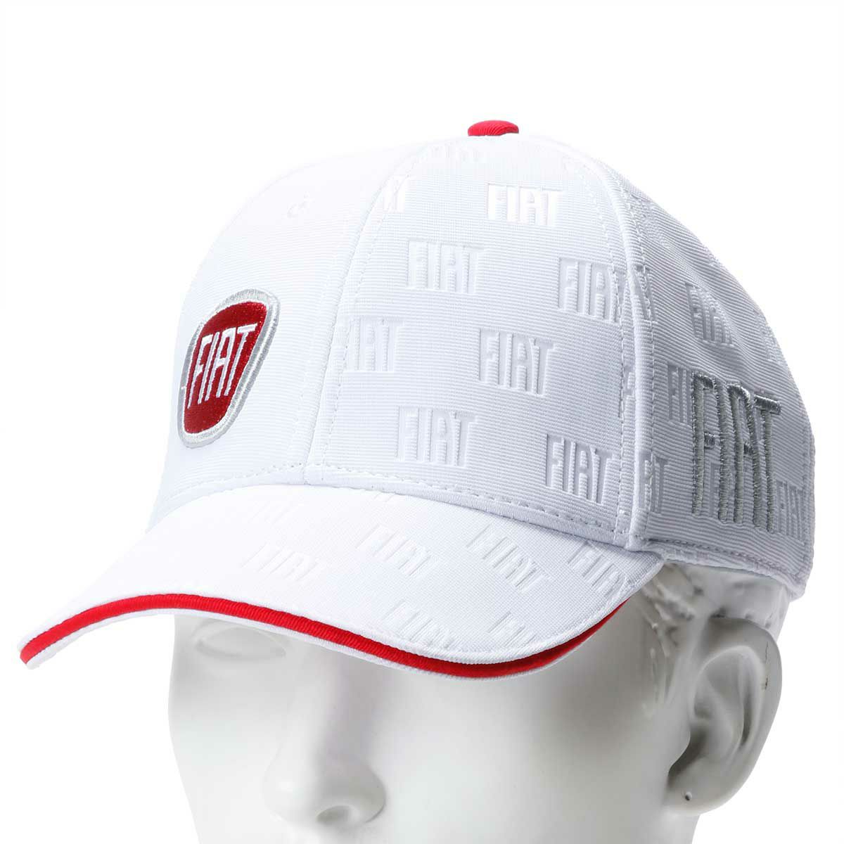 FIAT｜フィアット ベースボール キャップ｜帽子｜ホワイト｜着用