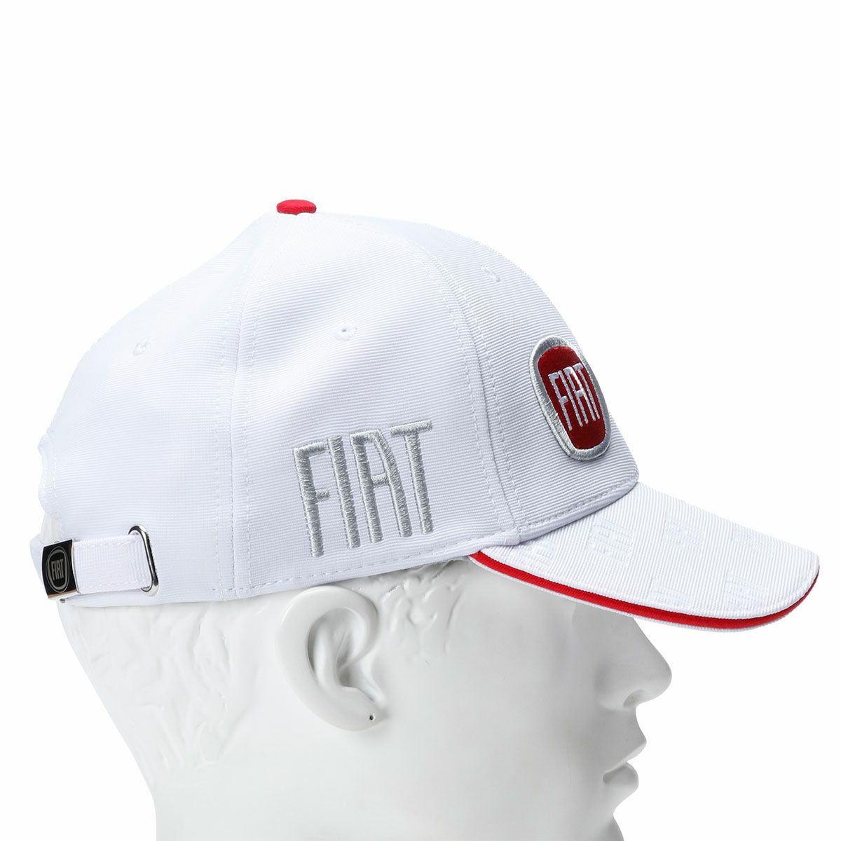 FIAT｜フィアット ベースボール キャップ｜帽子｜ホワイト｜着用