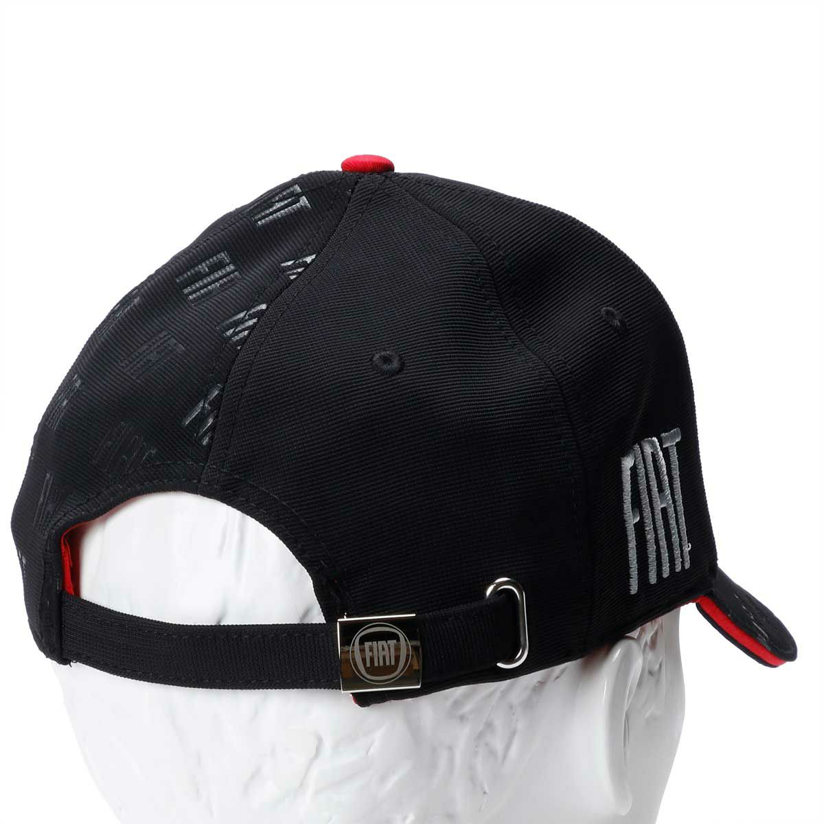 FIAT｜フィアット ベースボール キャップ｜帽子｜ブラック｜着用