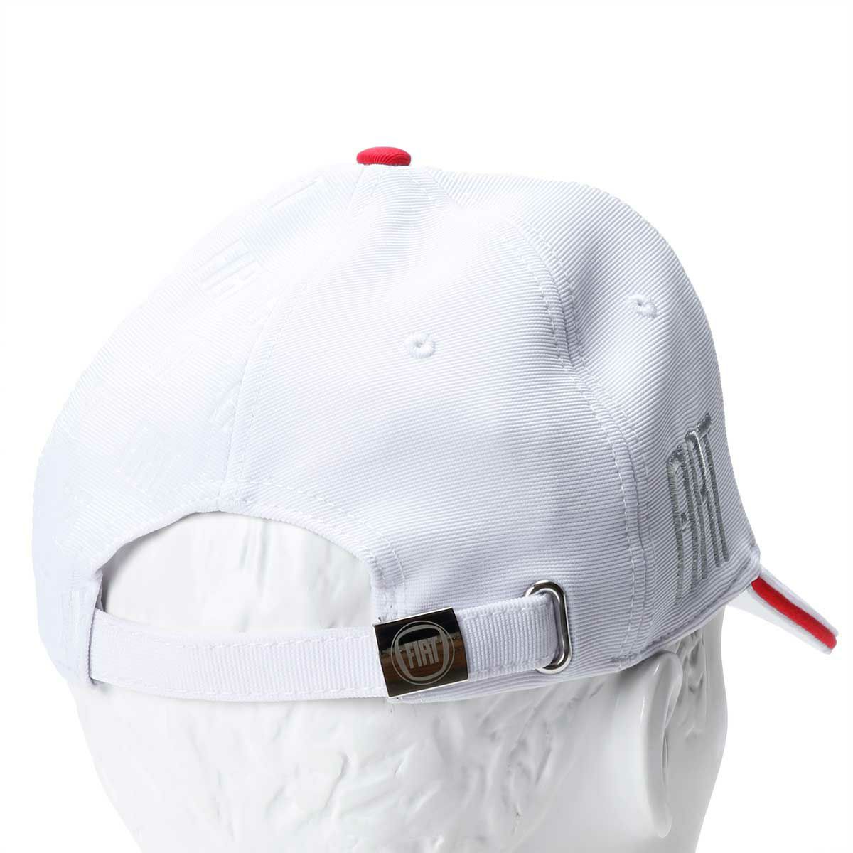 FIAT｜フィアット ベースボール キャップ｜帽子｜ホワイト｜着用