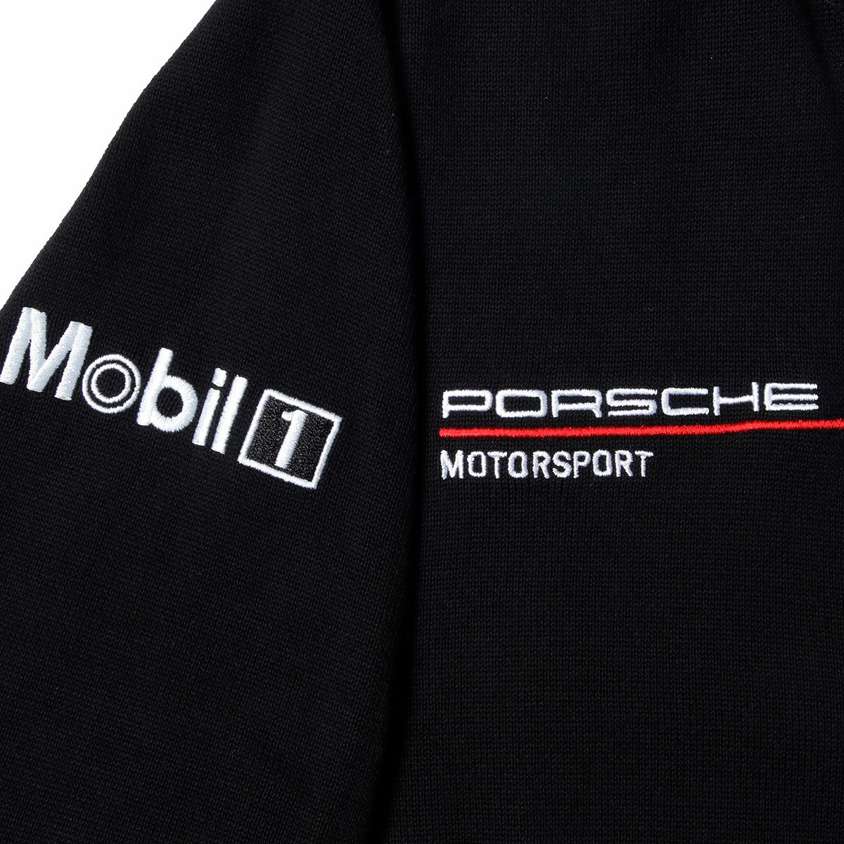 PORSCHE｜ポルシェ RP チーム ニット ジャンパー｜ブラック
