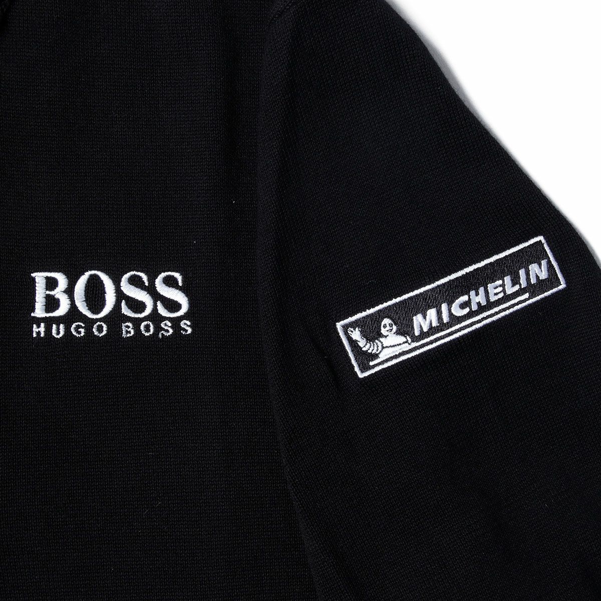 PORSCHE｜ポルシェ RP チーム ニット ジャンパー｜ブラック