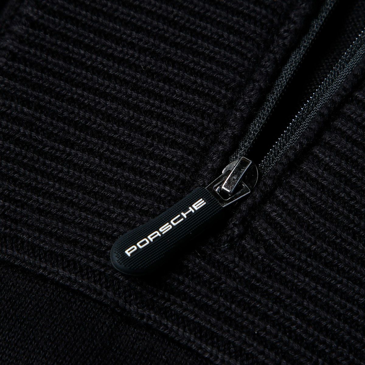 PORSCHE｜ポルシェ RP チーム ニット ジャンパー｜ブラック