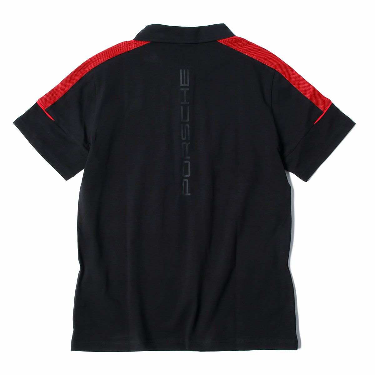 PORSCHE｜ポルシェ FW ポロシャツ｜ブラック