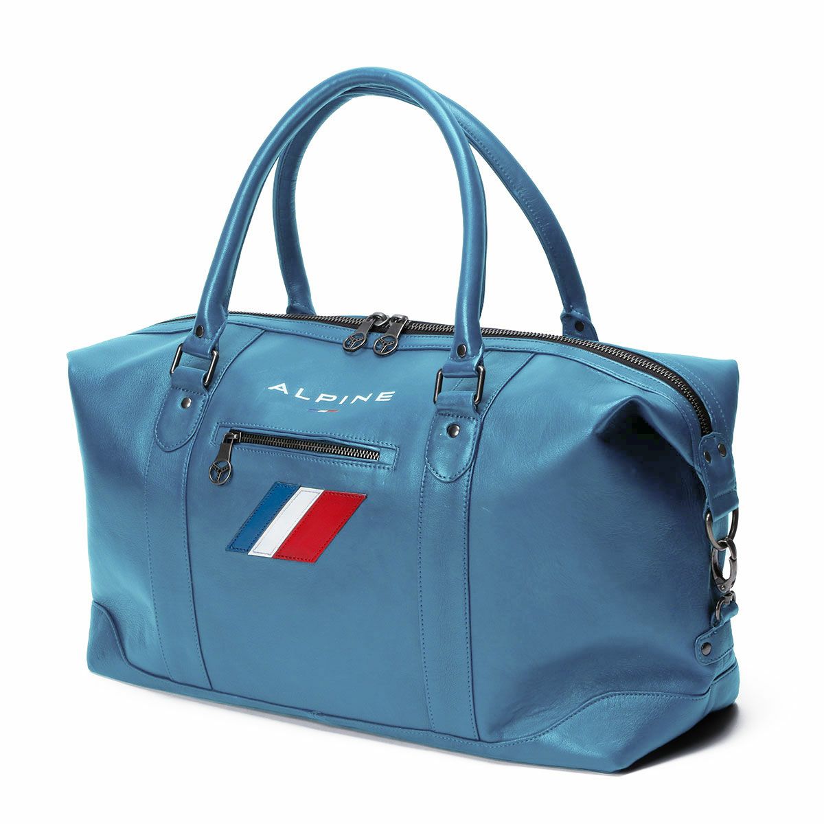 CLASSIC LEGEND MOTORS｜アルピーヌ A110 48H レザーバッグ｜ボストンバッグ｜オーシャンブルー