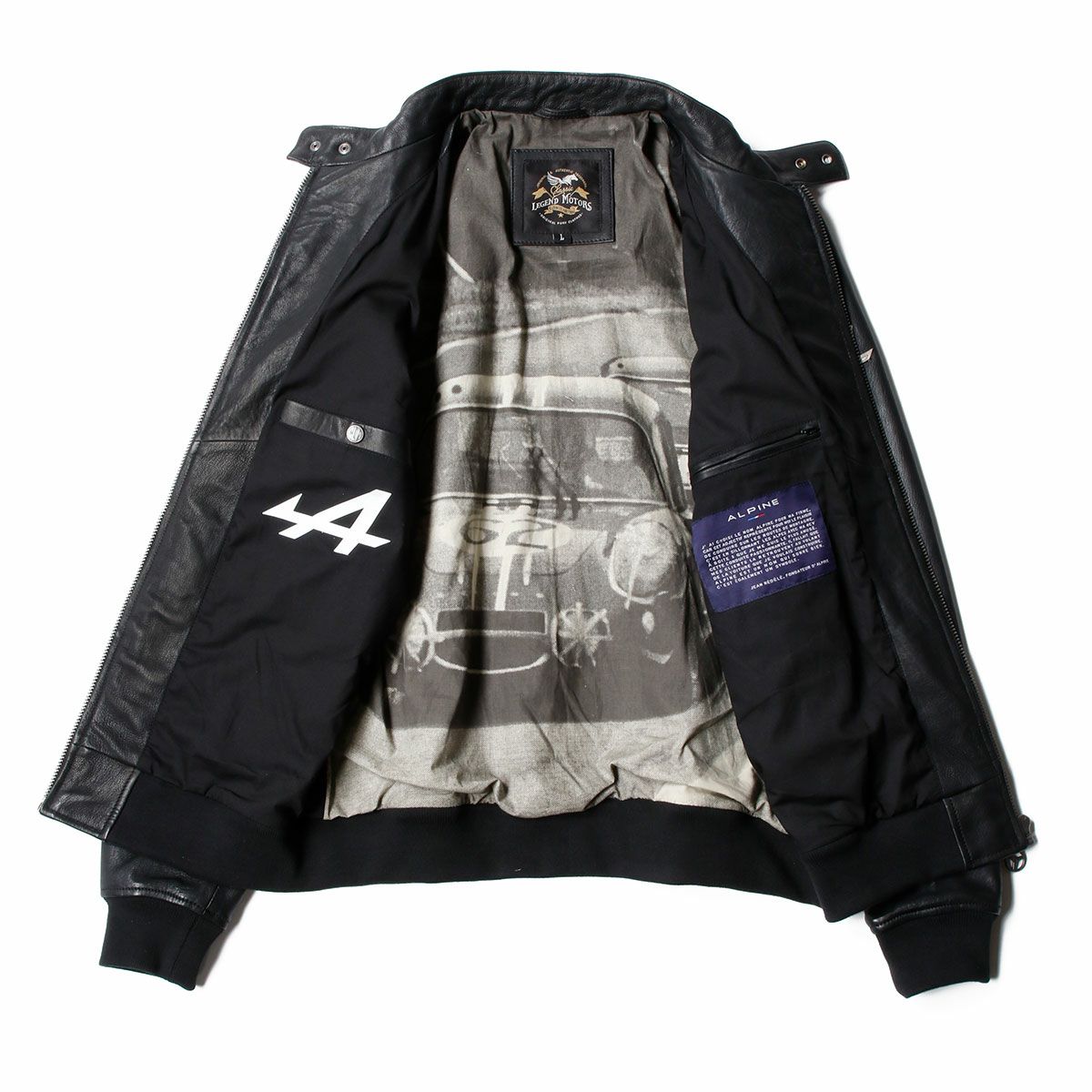 CLASSIC LEGEND MOTORS｜アルピーヌ JEAN レザージャケット｜アウター｜ブラック