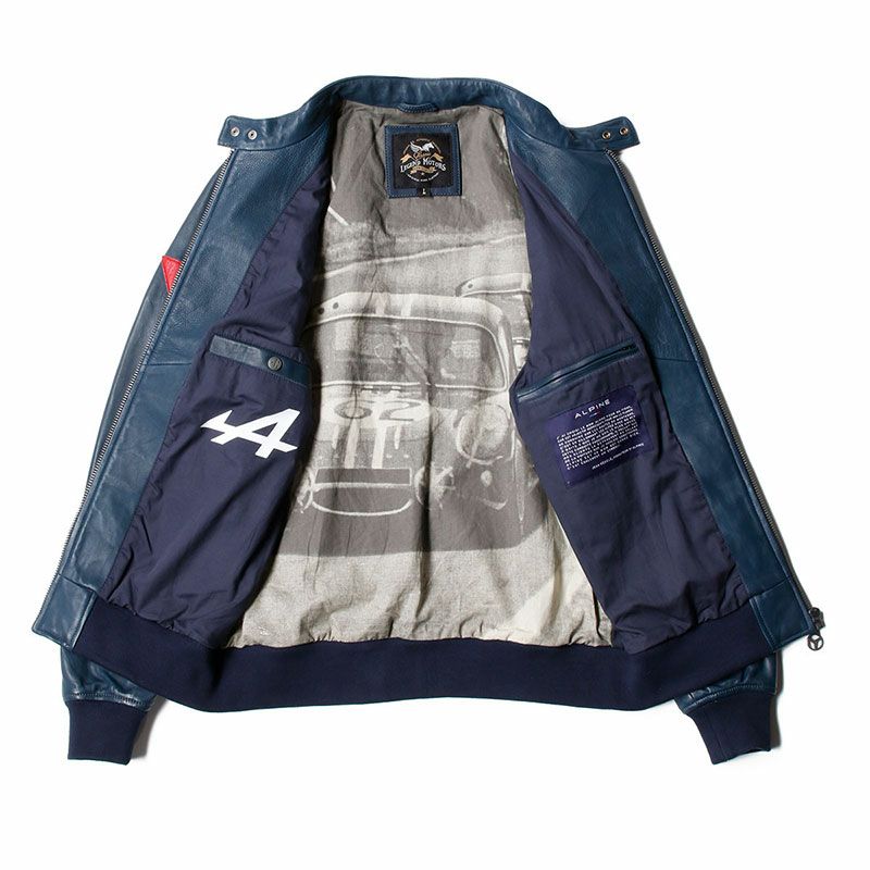 CLASSIC LEGEND MOTORS｜アルピーヌ JEAN レザージャケット｜アウター｜ロイヤルブルー