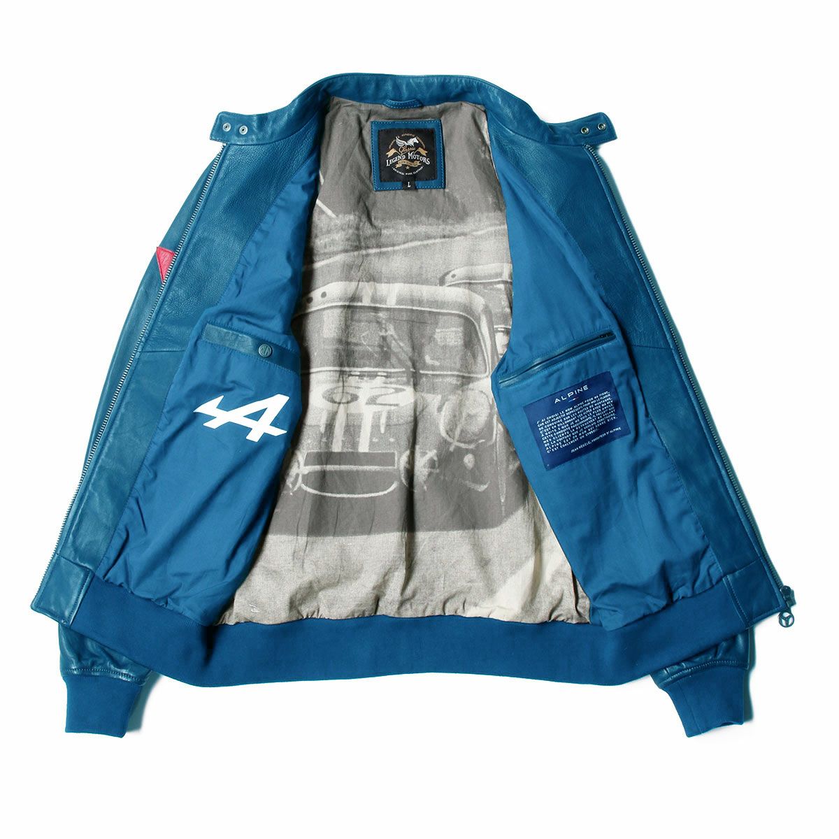 CLASSIC LEGEND MOTORS｜アルピーヌ JEAN レザージャケット｜アウター｜オーシャンブルー
