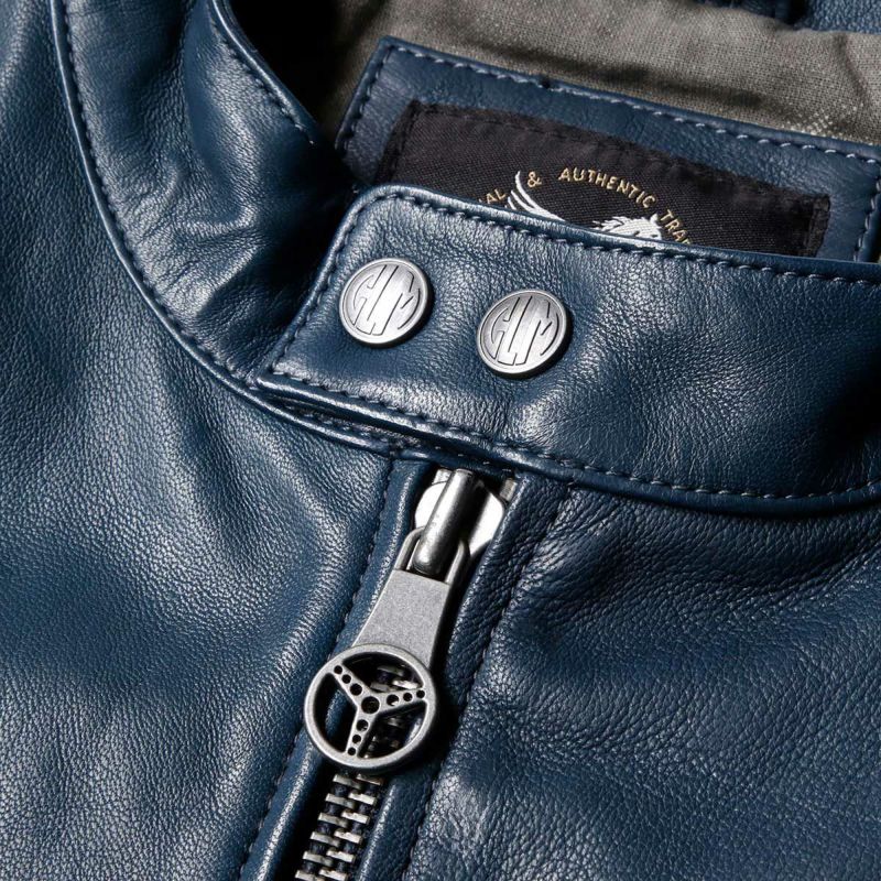 CLASSIC LEGEND MOTORS｜アルピーヌ JEAN レザージャケット｜アウター｜ロイヤルブルー
