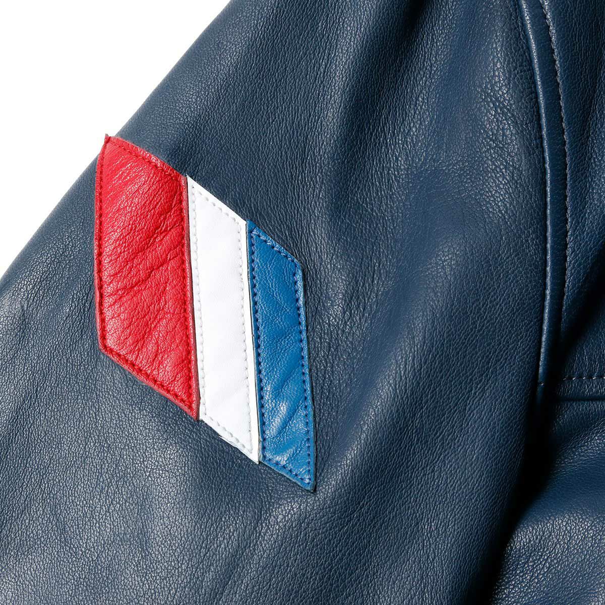 CLASSIC LEGEND MOTORS｜アルピーヌ JEAN レザージャケット｜アウター｜ロイヤルブルー