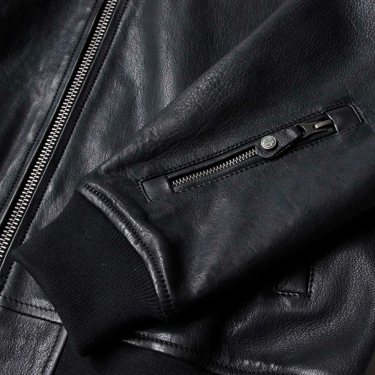 CLASSIC LEGEND MOTORS｜アルピーヌ JEAN レザージャケット｜アウター｜ブラック