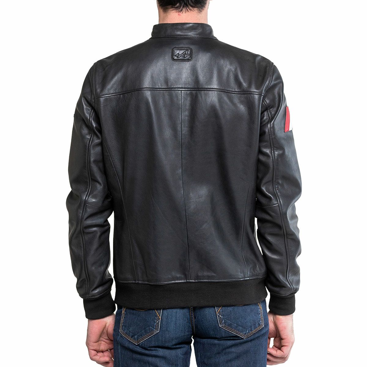 CLASSIC LEGEND MOTORS｜アルピーヌ JEAN レザージャケット｜アウター｜ブラック｜モデル着用