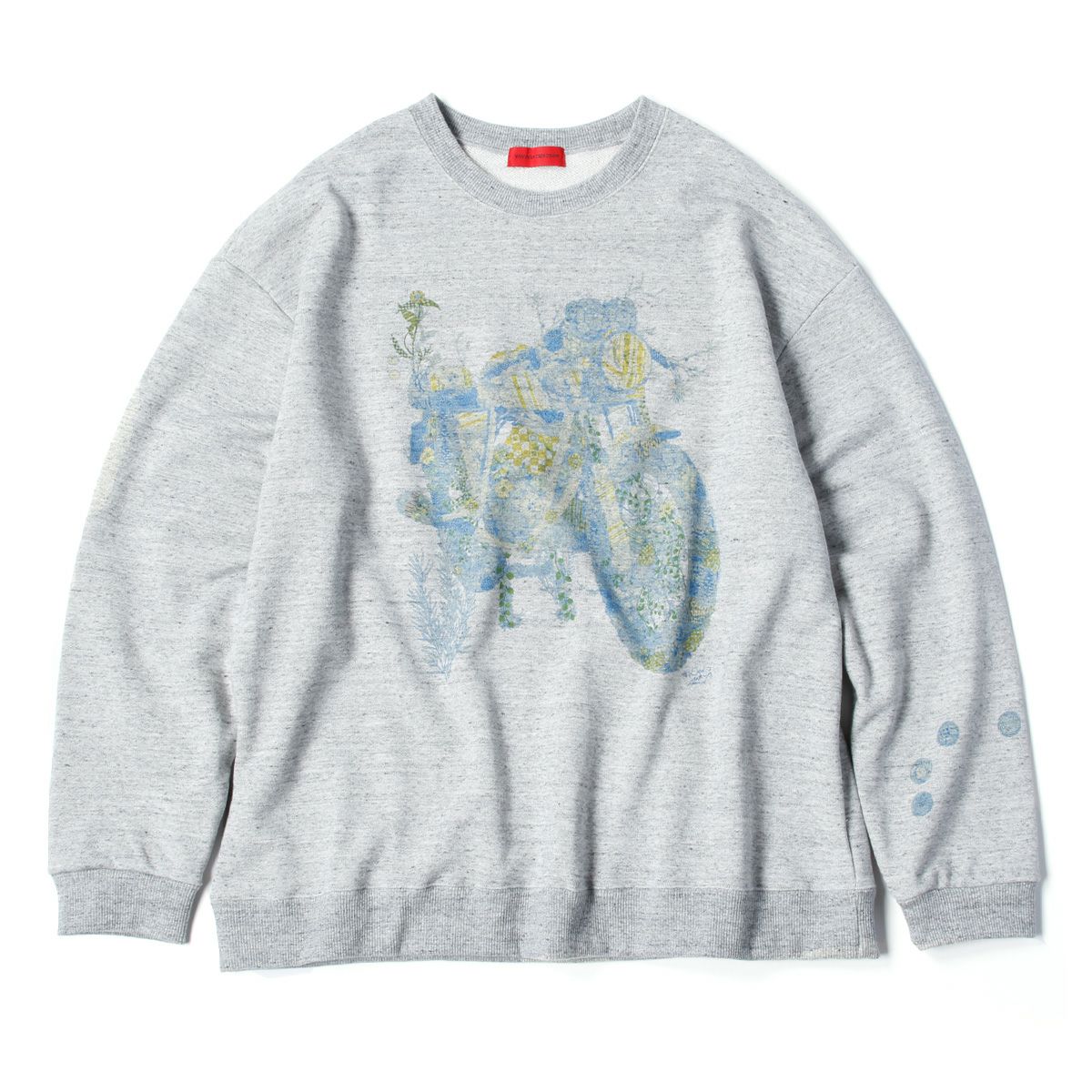 SHINICHIRO ARAKAWA｜ハーモニック アグスタ スウェット｜グレー