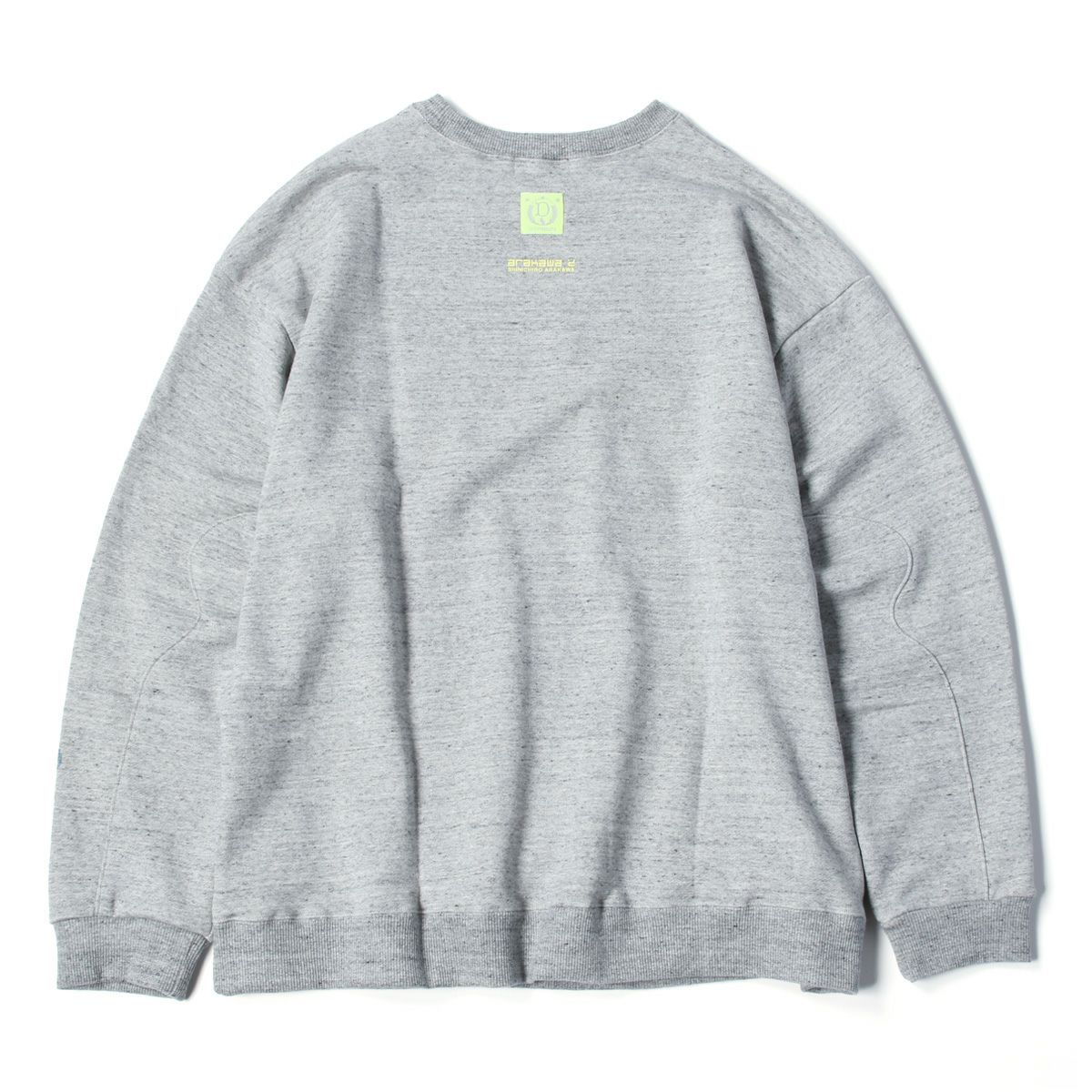 SHINICHIRO ARAKAWA｜ハーモニック アグスタ スウェット｜グレー