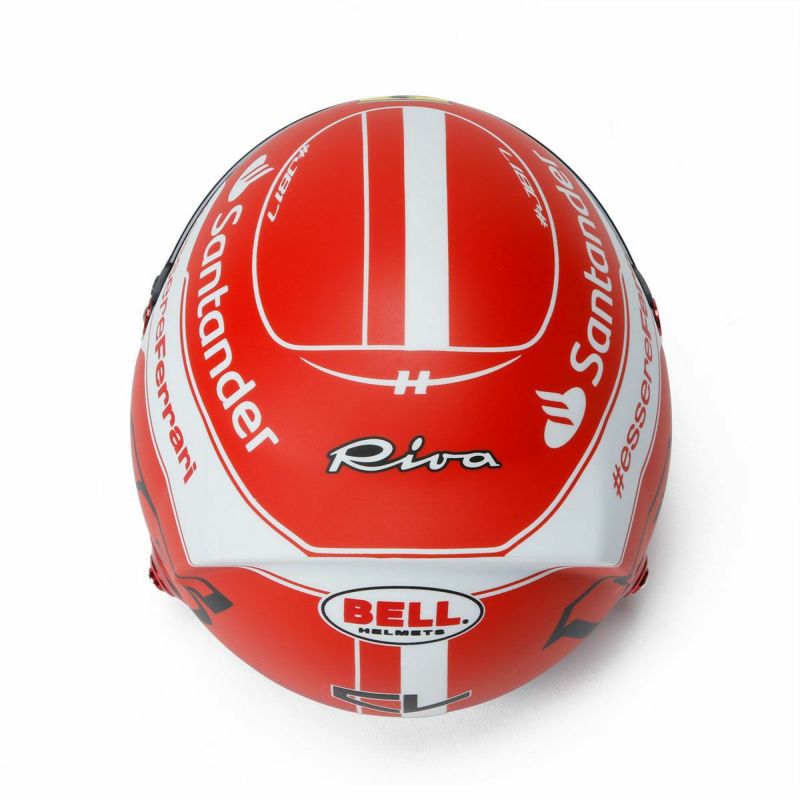 フェラーリ シャルル・ルクレール 2019 1／2ヘルメット BELL - ミニカー