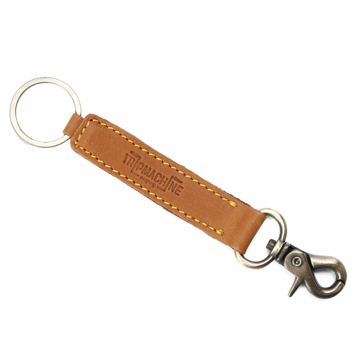 Trip Machine｜クラシック キーリング｜キーホルダー｜ヴィンテージタン
