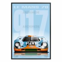 Le Mans 24h｜THE WINNERS 2 (100 × 70cm)｜ポスター｜L917GulfFace1970