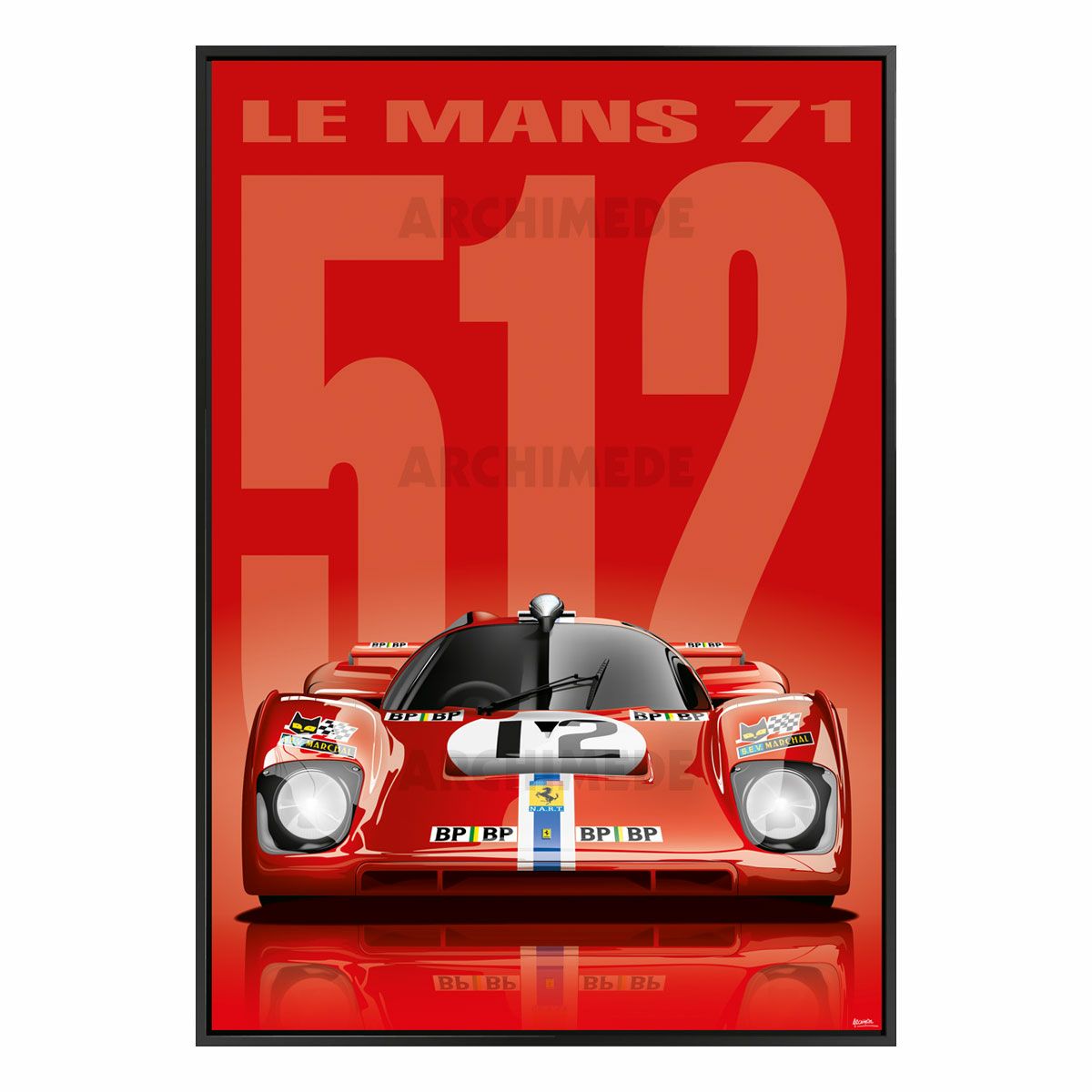 Le Mans 24h｜THE WINNERS 2 (100 × 70cm)｜ポスター｜L512MFace1971#12