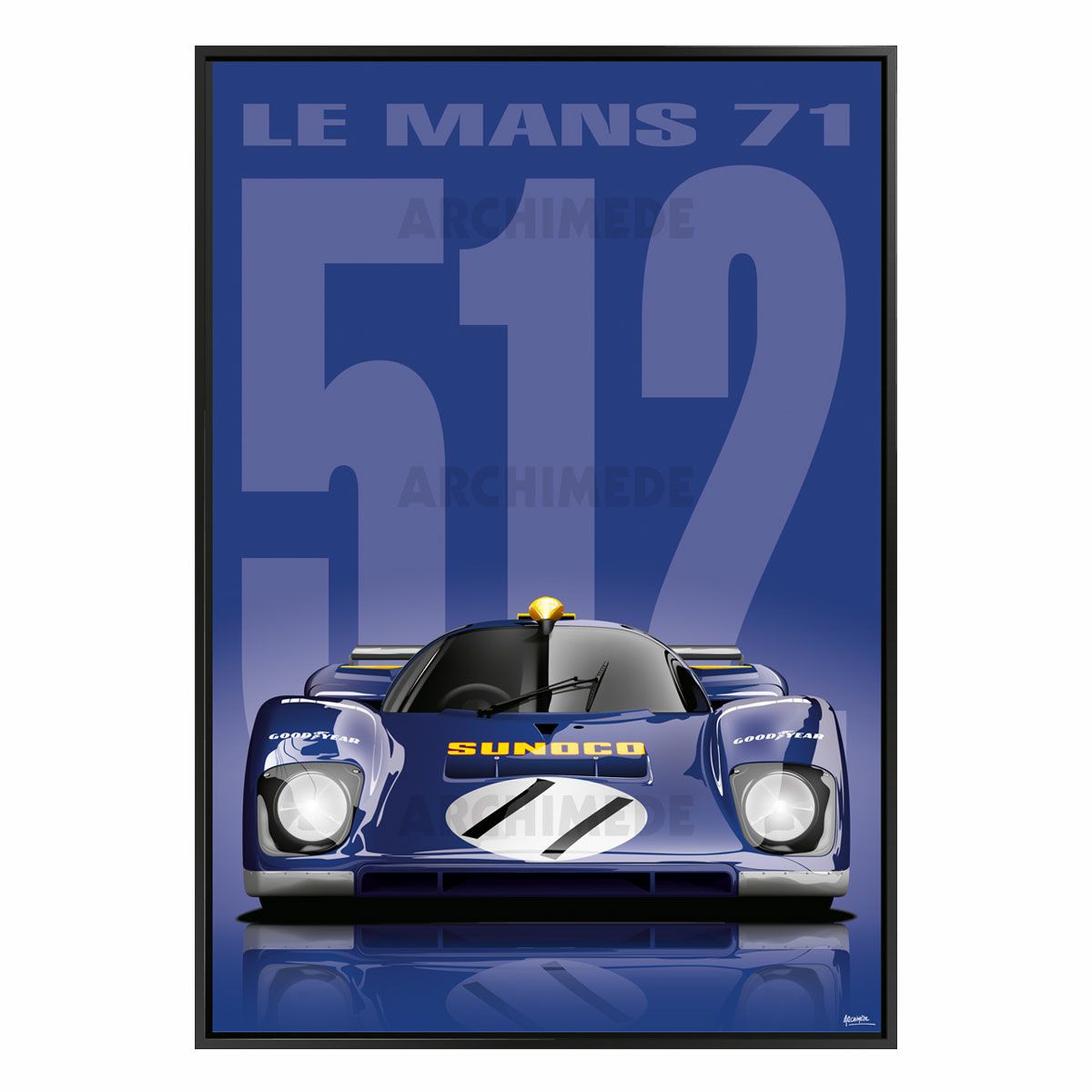 Le Mans 24h｜THE WINNERS 2 (100 × 70cm)｜ポスター｜L512MFace1971#11