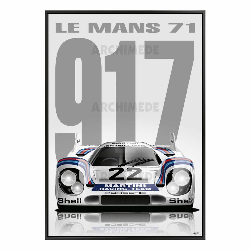 Le Mans 24h｜THE WINNERS 2 (100 × 70cm)｜ポスター｜L917MartiniFace1971