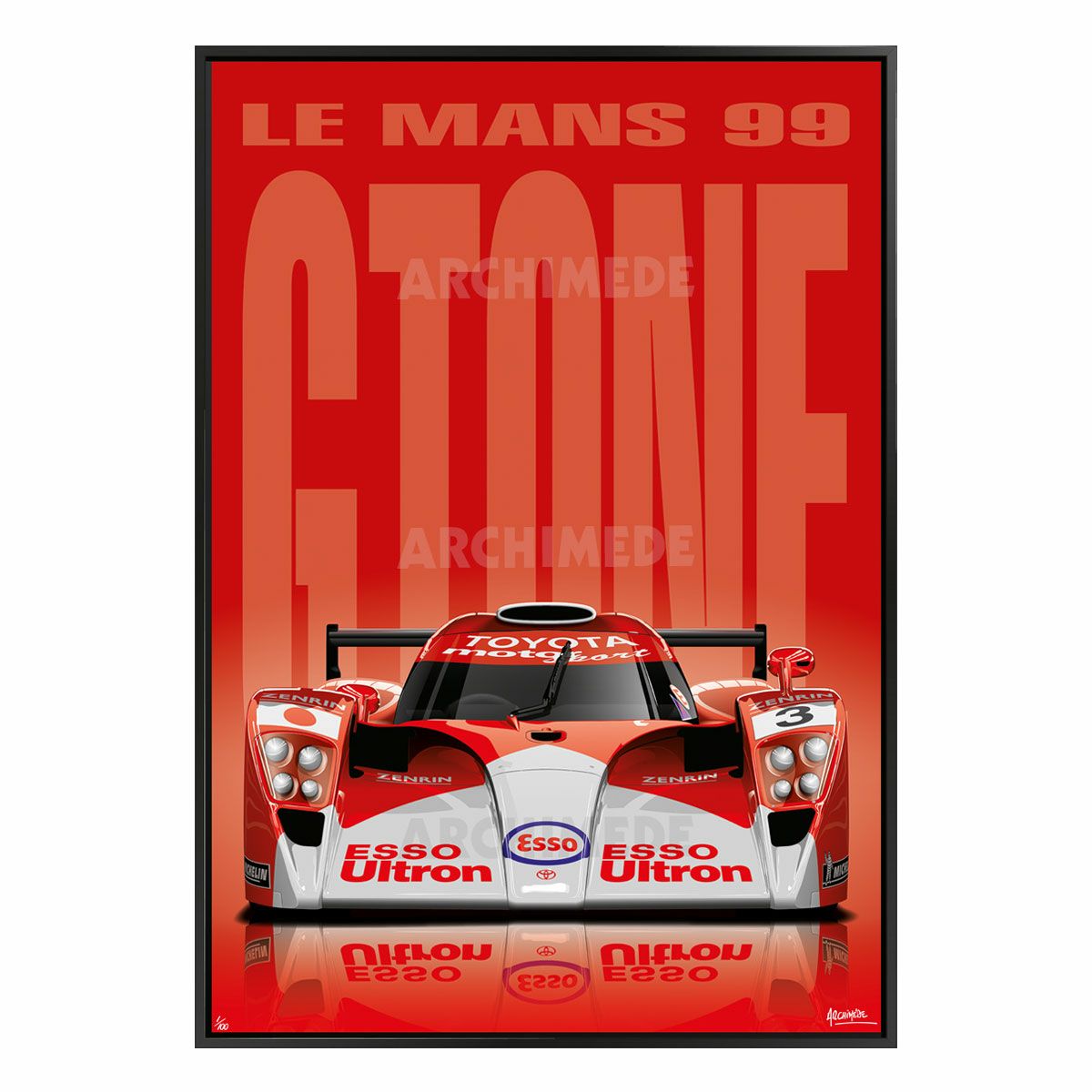 Le Mans 24h｜THE WINNERS 2 (100 × 70cm)｜ポスター｜LToyGTOne1999