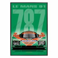 Le Mans 24h｜THE WINNERS 2 (100 × 70cm)｜ポスター｜LMAZ787B1991-GREEN