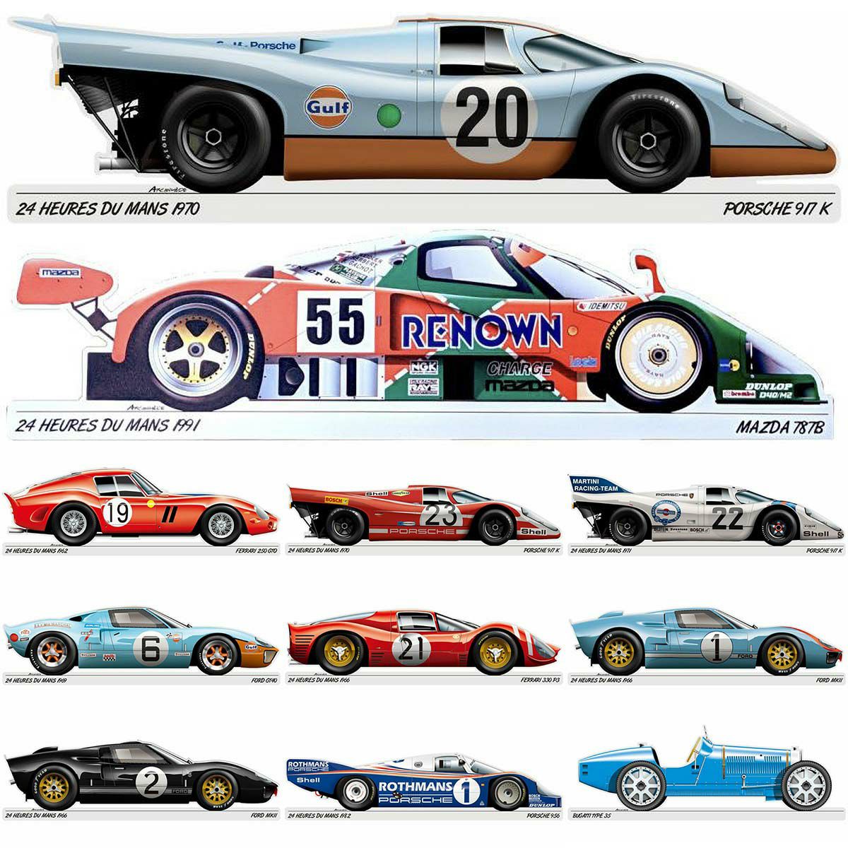 Le Mans 24h｜Aluminum plates｜ポスター｜