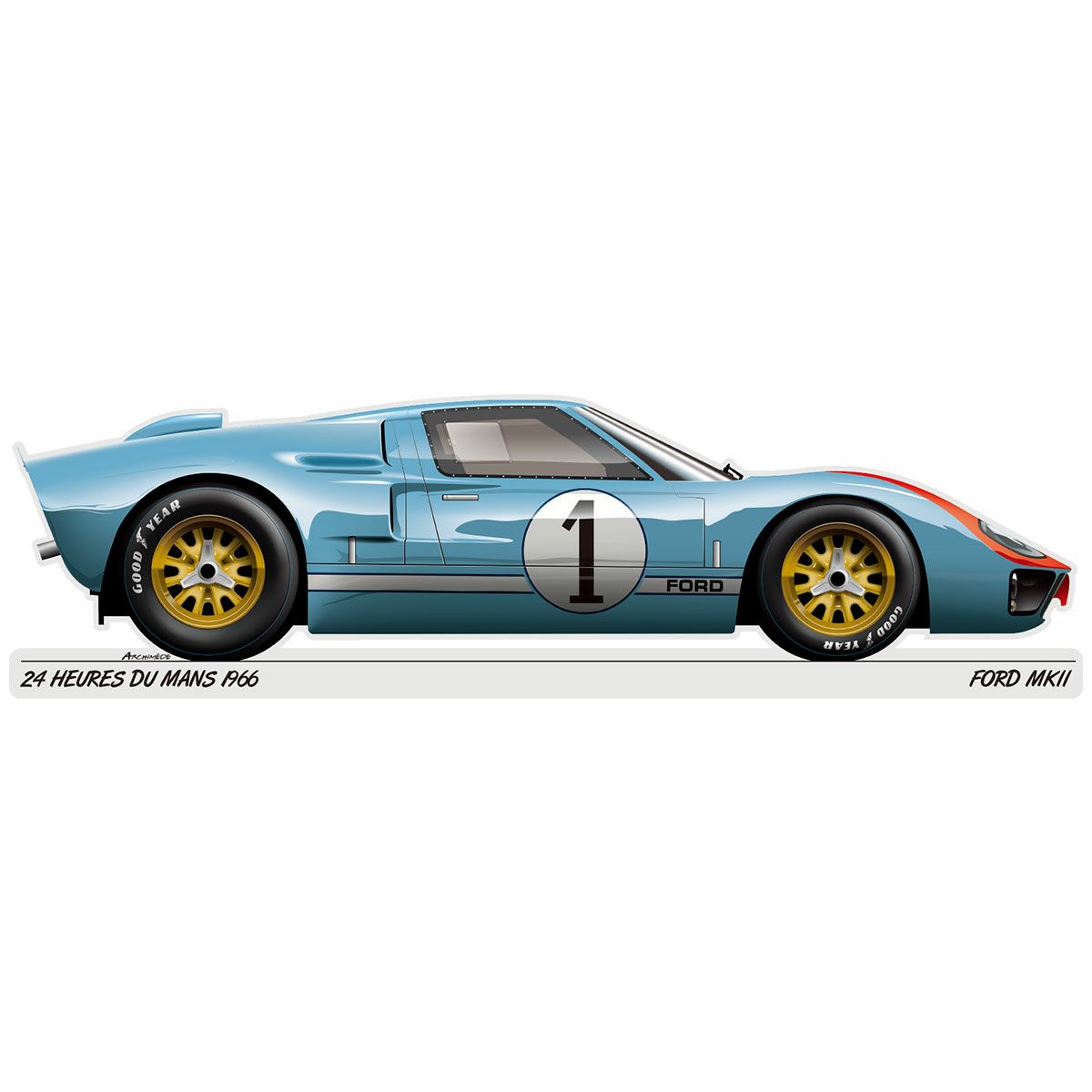 Le Mans 24h｜Aluminum plates｜ポスター｜PAFOR334