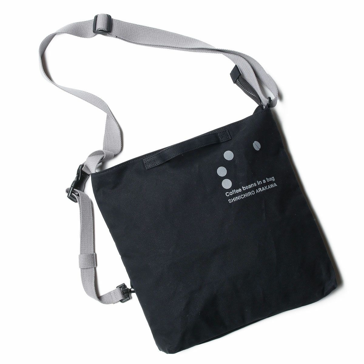 SHINICHIRO ARAKAWA｜コーヒー ビーンズ バッグ｜ショルダー｜ブラック