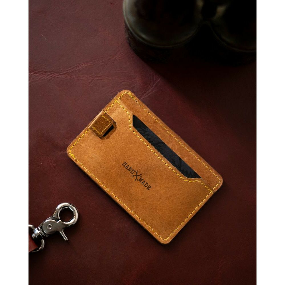 Trip Machine｜ウィバーグ カードホルダー ウォレット｜財布｜ヴィンテージタン｜使用イメージ