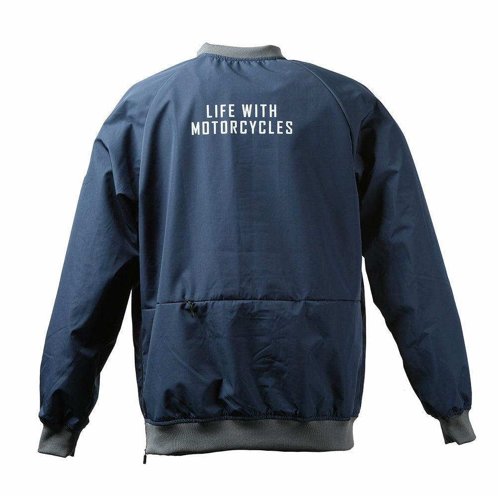 56design｜プルオーバー ジャケット｜ファブリック｜ネイビーブルー