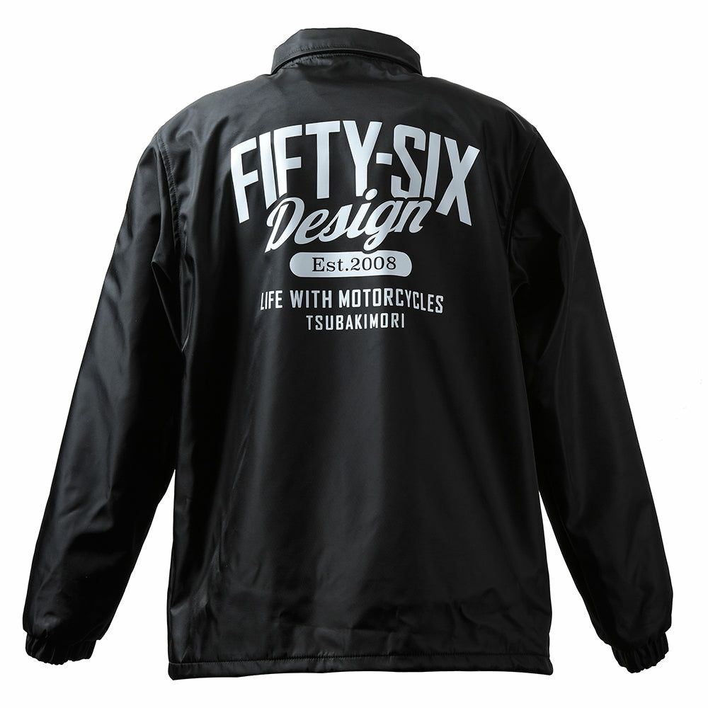 56design｜ライディング コーチジャケット 2｜ファブリック｜ブラック