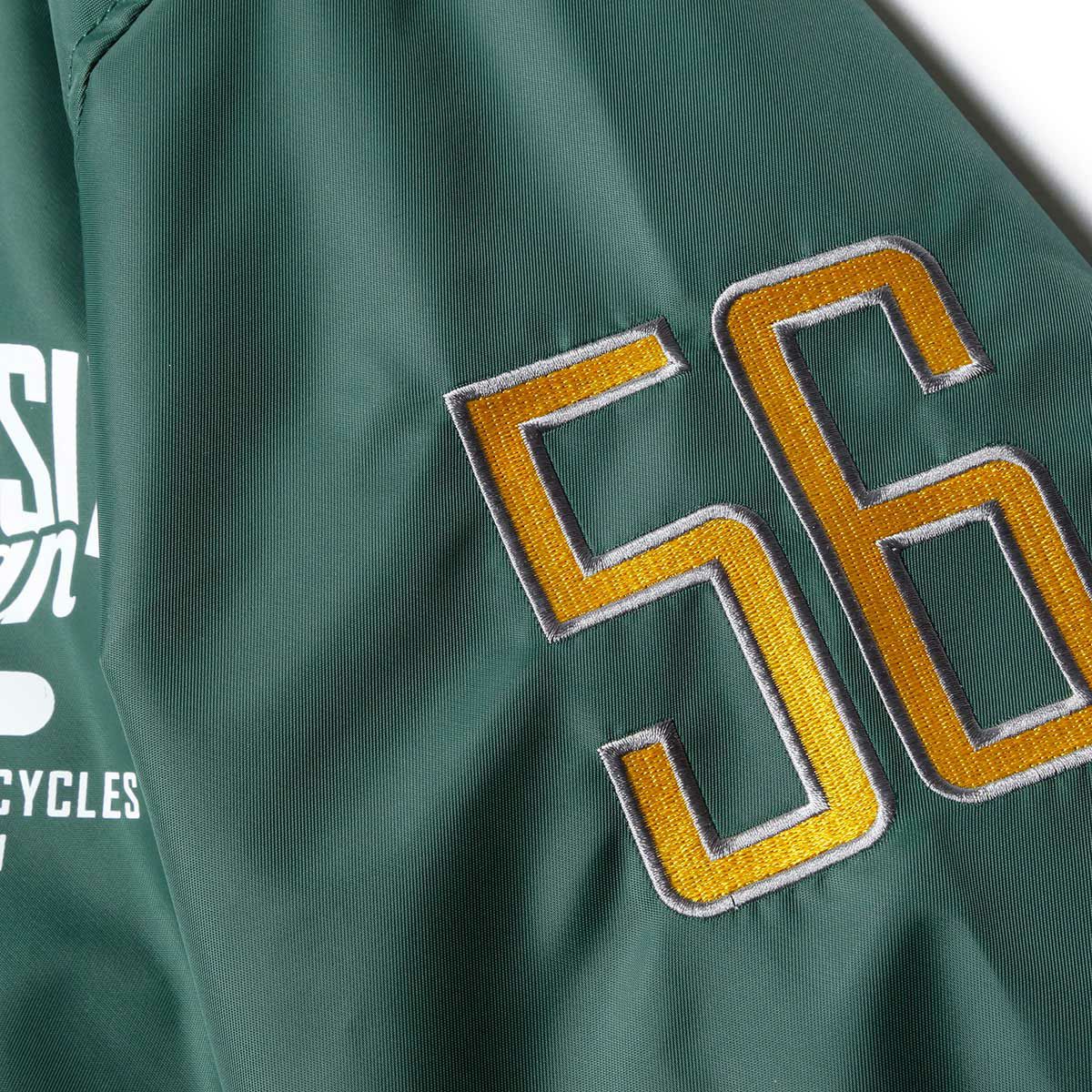 56design｜ライディング コーチジャケット 2｜ファブリック｜グリーン