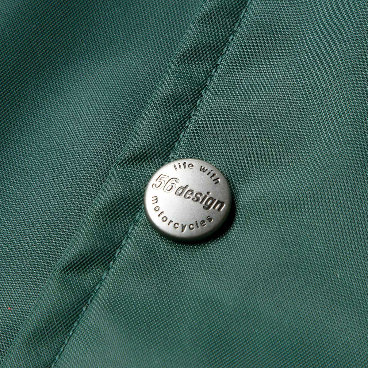 56design｜ライディング コーチジャケット 2｜ファブリック｜グリーン
