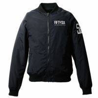 56design｜ライト ブルゾン｜ファブリック｜ブラック