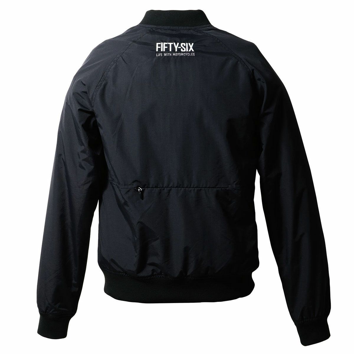 56design｜ライト ブルゾン｜ファブリック｜ブラック