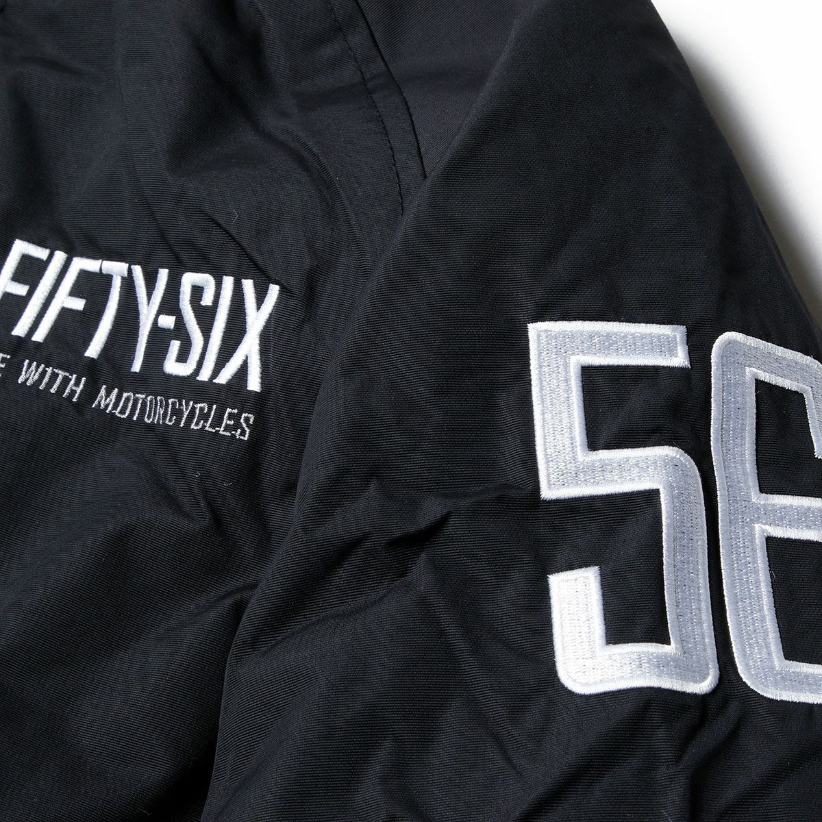 56design｜ライト ブルゾン｜ファブリック｜ブラック