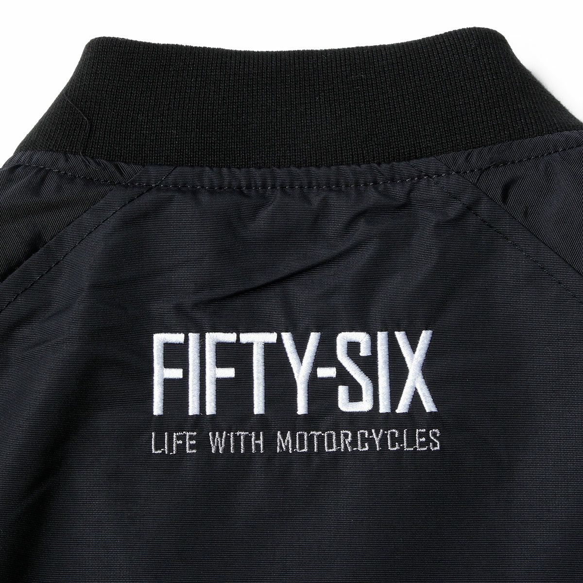 56design｜ライト ブルゾン｜ファブリック｜ブラック