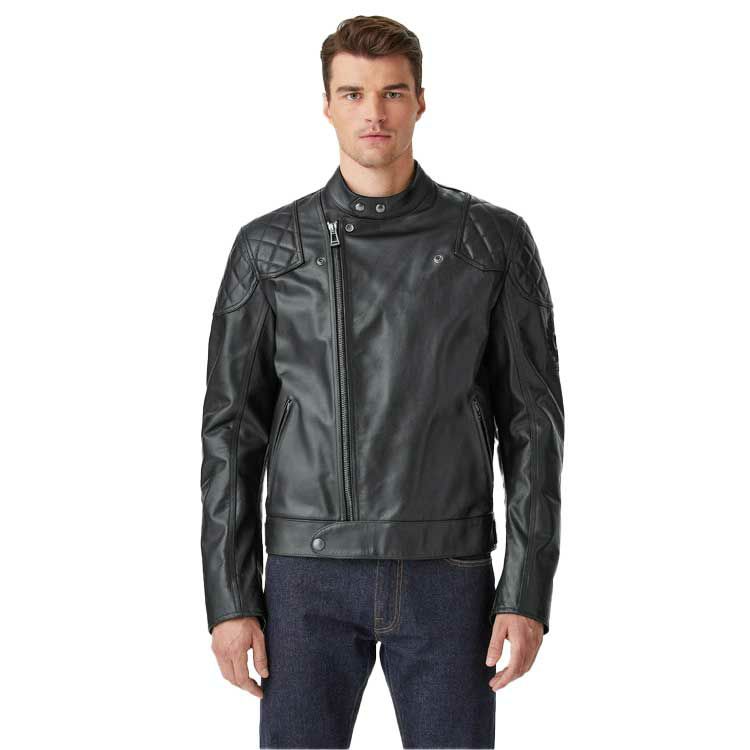BELSTAFF｜アイビー モーターサイクル ジャケット｜レザー｜ブラック｜モデル着用