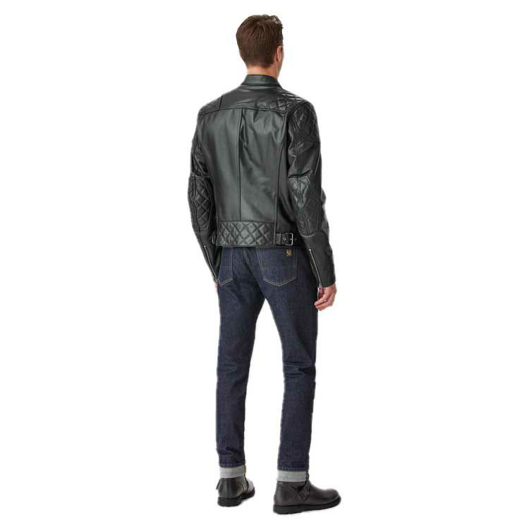 BELSTAFF｜アイビー モーターサイクル ジャケット｜レザー｜ブラック｜モデル着用